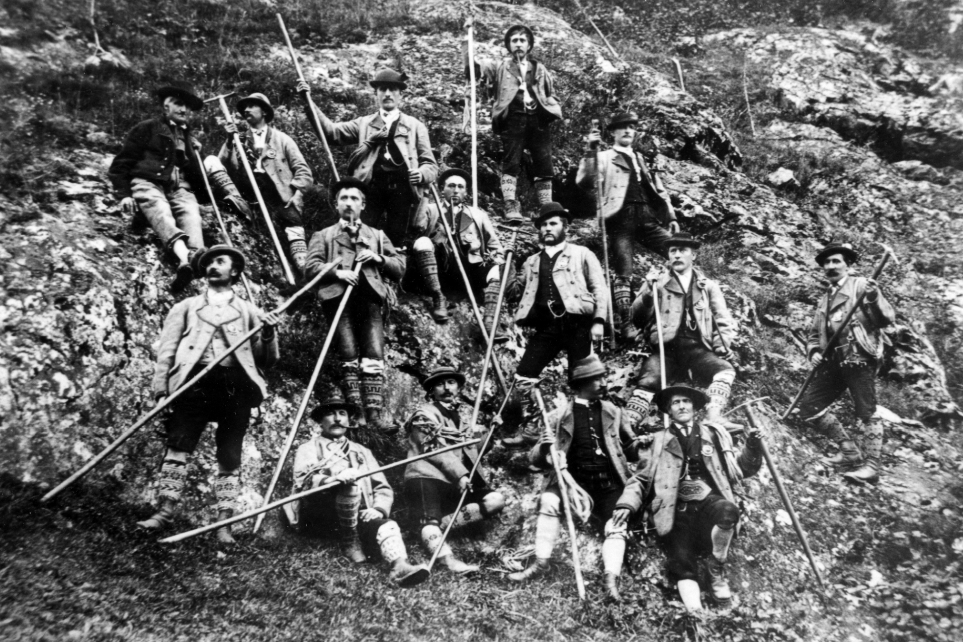 damals waren sie noch wilde Gesellen: die Bergführer von Heiligenblut